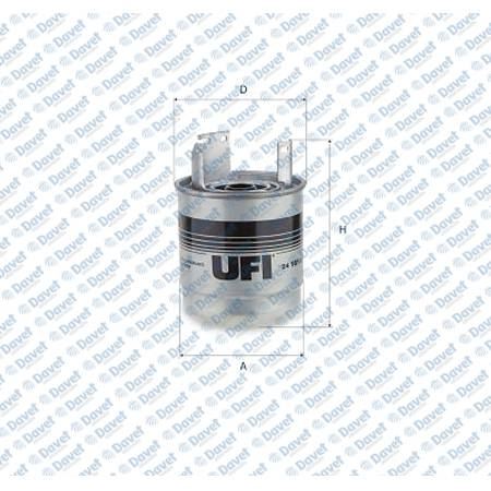 UFI 2416100 Yakit Filtresi Renault Kadjar 18> Koleos Ii 19> Nissan Qashqai Ii 18> (J11) X-Trail Iii 18> 1.5 Blue Dci 2.0 Blue Dci **Oe**